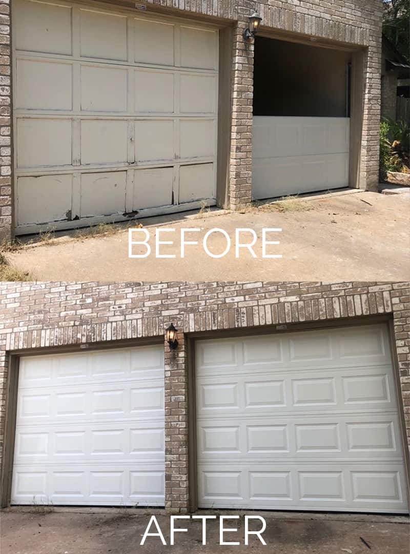The Up and Up Garage Door Before and After 06